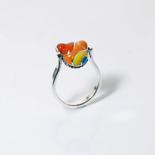 Rainbow Teddy Ring