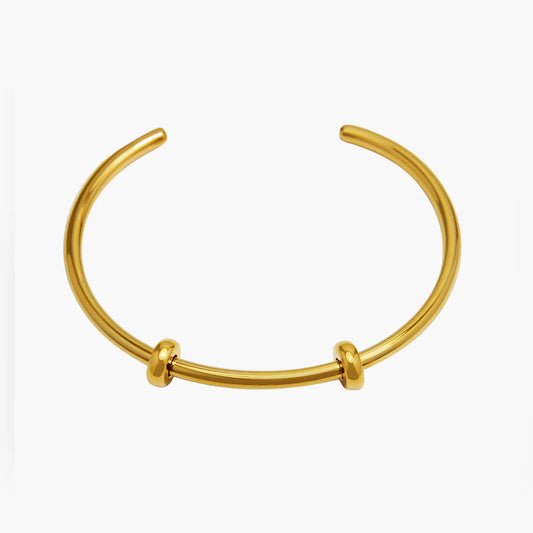 Brazalete Liso Dorado