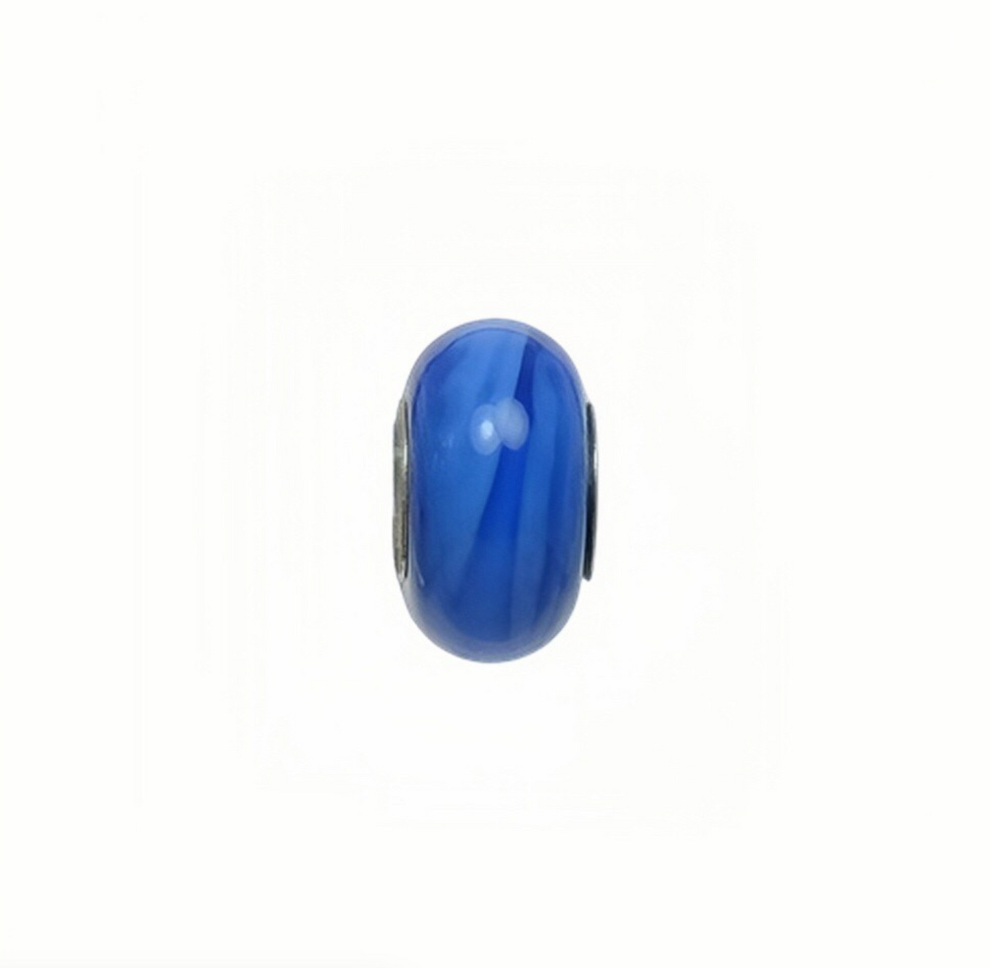 Mini Dark Blue Murano Glass Bead