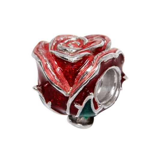Red Rose Bead