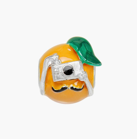 Orange Selfie Bead