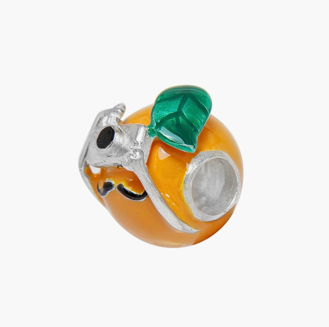 Orange Selfie Bead