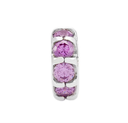 Spacer Bead Purple Lyla