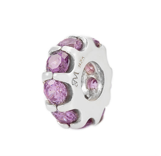 Spacer Bead Purple Lyla