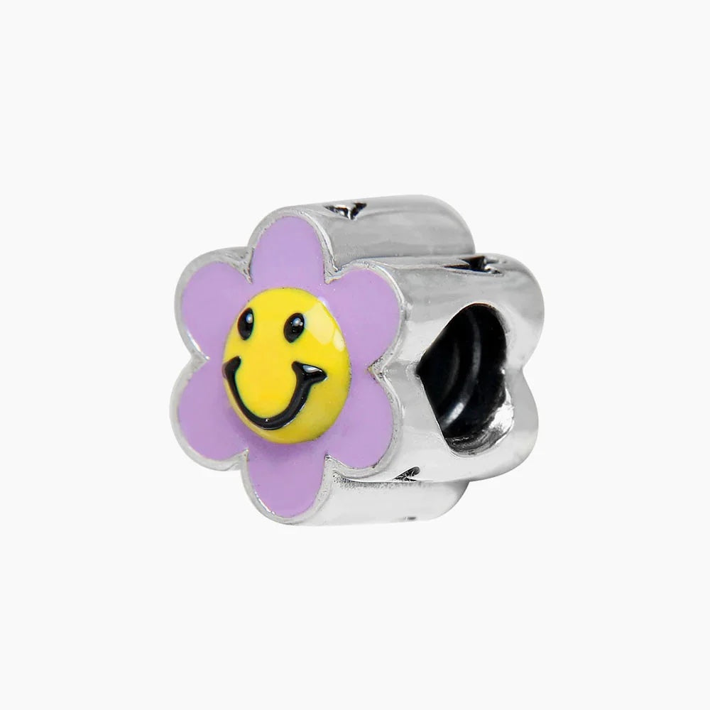 Smiley Flower - Purple