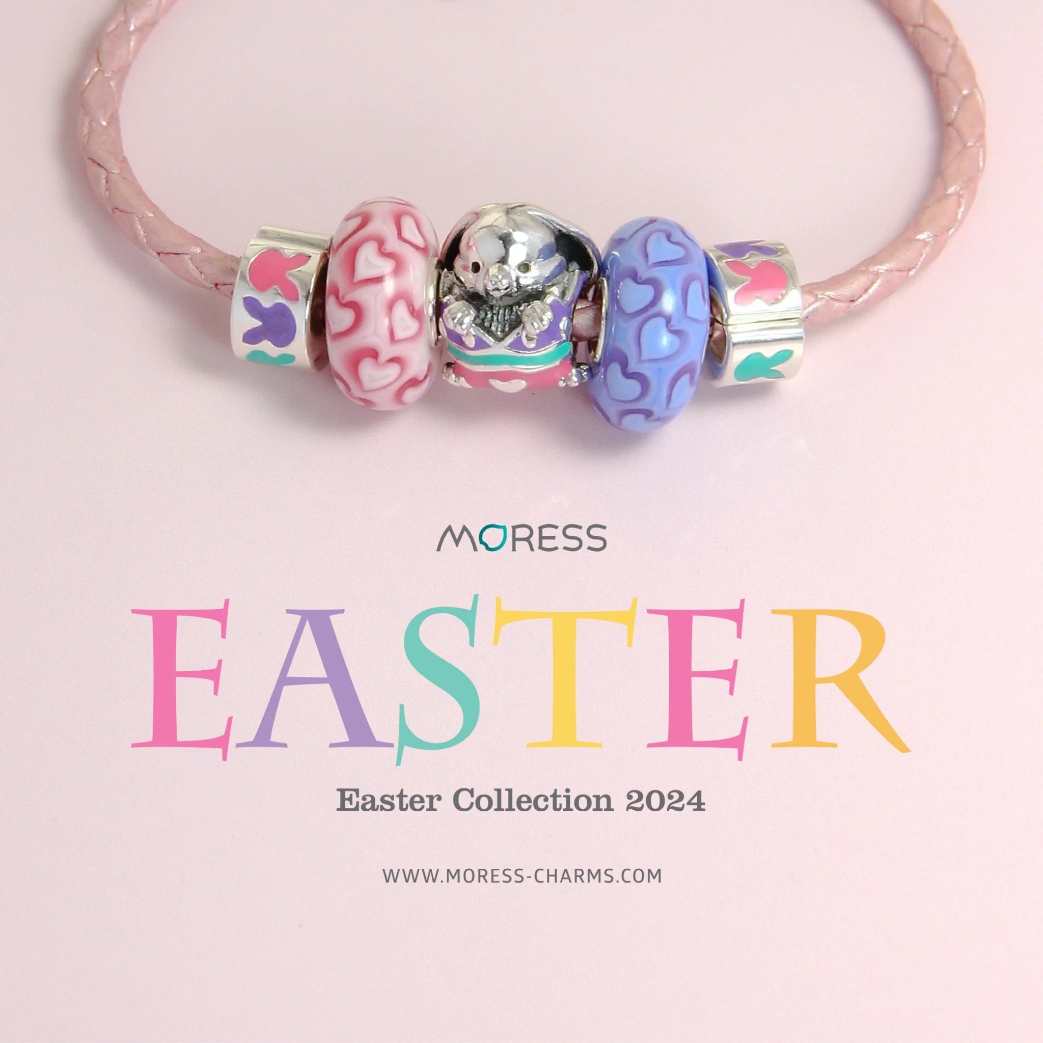 EASTER BUNNY LOCKET AND BEAD