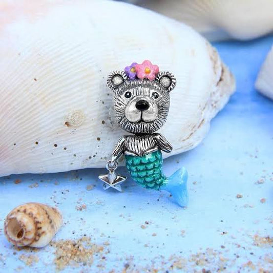 Charm Teddy Mermaid